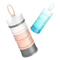 4-Laags Baby Voedsel opslagdoos – Stapelbare Melkpoederdispenser en Snackcontainer